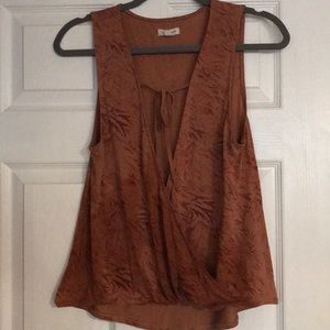 Cheetah print tank top